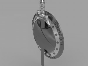 shield and sword 3D मॉडल