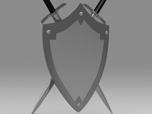 shield and sword 3D 모델