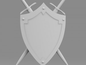 shield and sword 3D 모델
