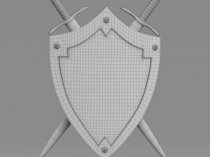 shield and sword 3D 모델