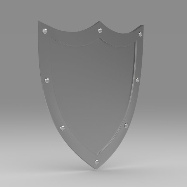 shield 3D 模型 .c4d .max .obj .3ds .fbx .stl .blend 