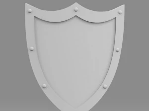 방패 3D 모델