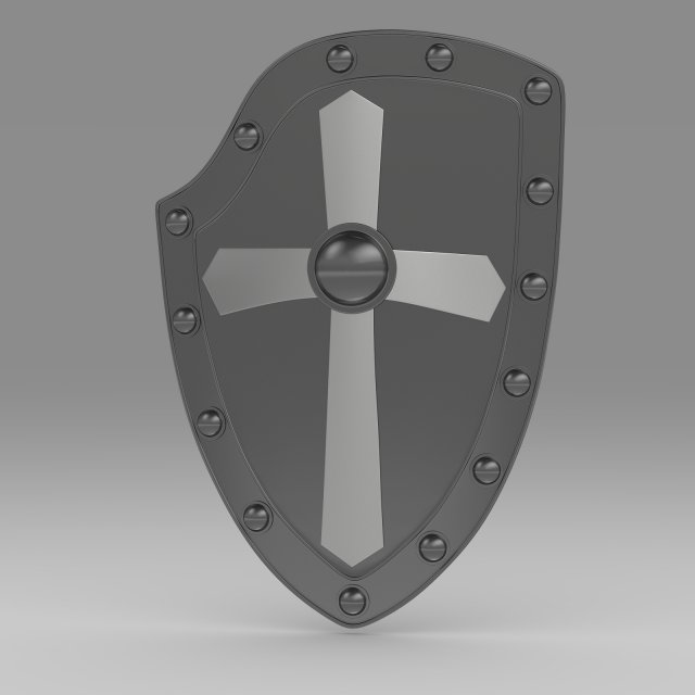 shield 3D Модель .c4d .max .obj .3ds .fbx .stl .blend 