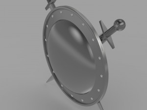 shield and sword Model 3D