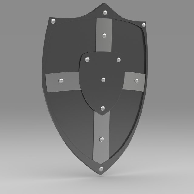shield 3D Model .c4d .max .obj .3ds .fbx .stl .blend 