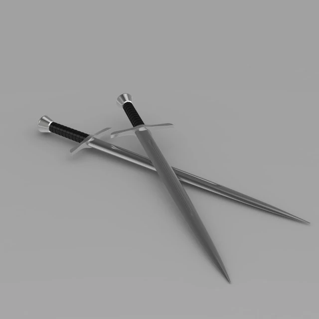 sword 3D Model .c4d .max .obj .3ds .fbx .stl .blend 