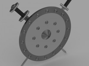 shield and sword 3D Model