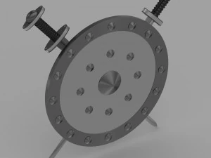 shield and sword 3D Model