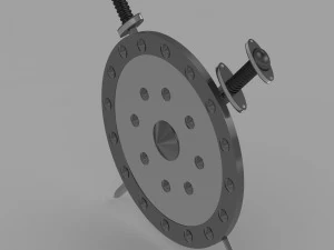 shield and sword 3D Model
