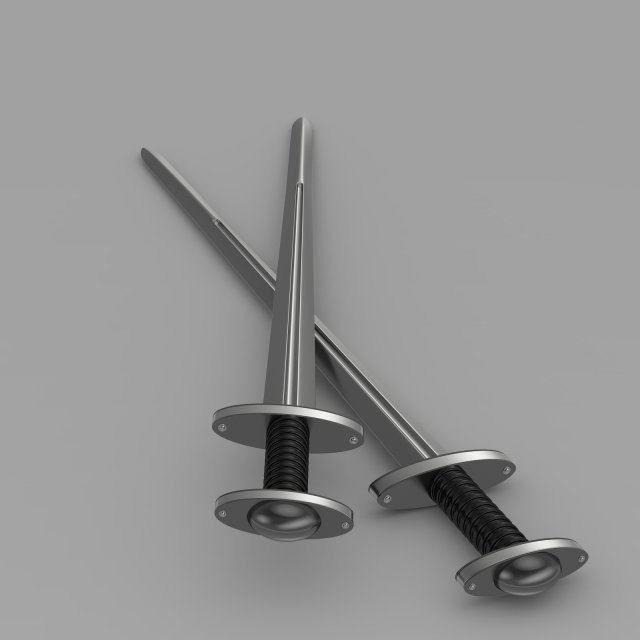 sword 3D Model .c4d .max .obj .3ds .fbx .stl .blend 