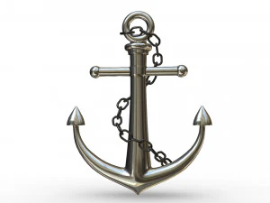 &acirc;ncora Modelo 3D