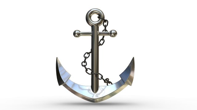 anchor 3D Model .c4d .max .obj .3ds .fbx .stl .blend 