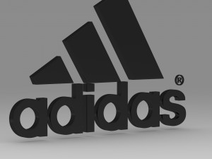 adidas logo Modèle 3D