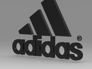 adidas logo Modèle 3D