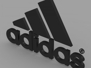 adidas logo Modèle 3D