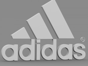 adidas logo Modèle 3D