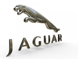 jaguar logo Model 3D