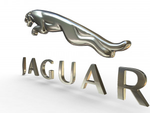 jaguar logo Model 3D