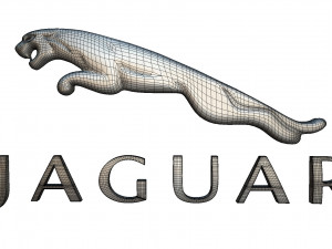 jaguar logo Model 3D