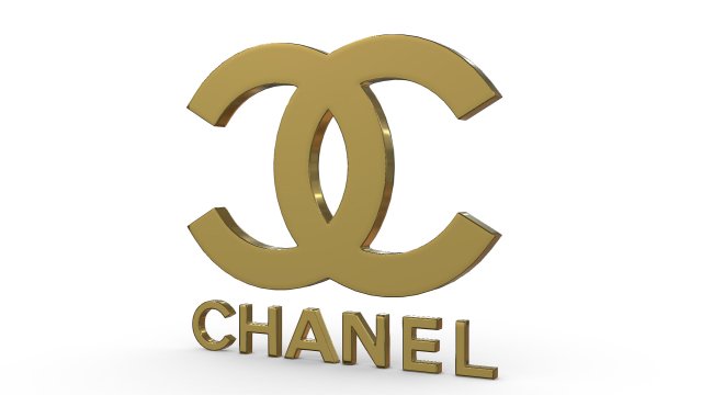 chanel logo 3D Model