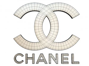 logo chanel Modèle 3D