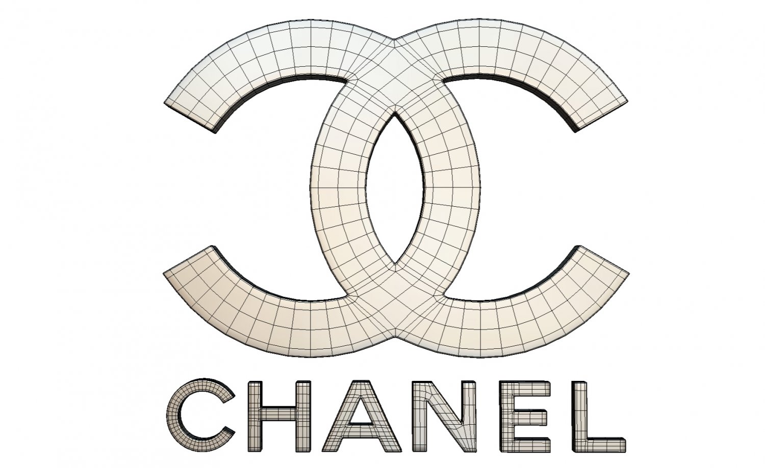 Chanel Logo by ToxicMaxi  Download free STL model  Printablescom
