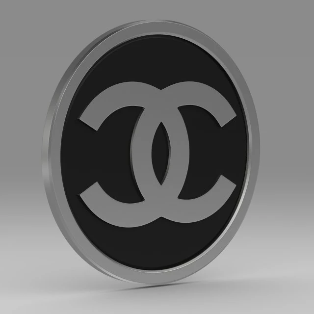 chanel logo 3D Model .c4d .max .obj .3ds .fbx .stl .blend 