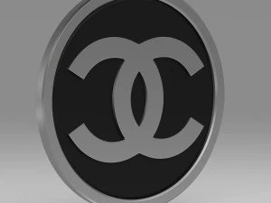 logotipo da Chanel Modelo 3D