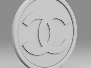 chanel logo 3D Model