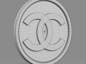 chanel logo 3D Model