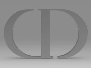 dior logo 3D Model