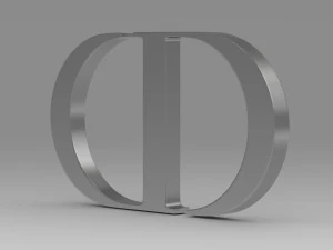 dior logo 3D Model