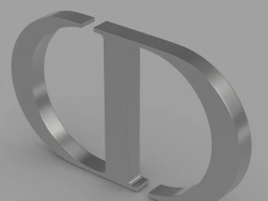 dior logo 3D Model