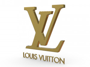 3D model Louis Vuitton Speedy Bandouliere 25 1854 Black VR / AR / low-poly