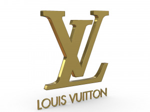 louis vuitton logo 3D Model