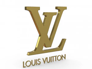 louis vuitton logo 3D Model