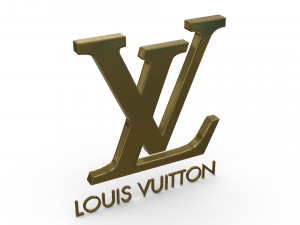 louis vuitton logo 3D Model