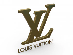 louis vuitton logo 3D Model