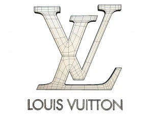 louis vuitton logo 3D Model