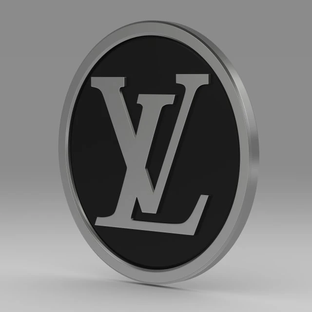 louis vuitton logo 3D Model .c4d .max .obj .3ds .fbx .stl .blend 