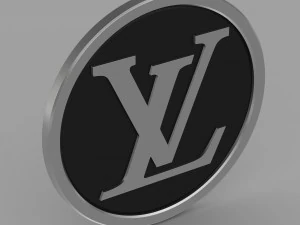 louis vuitton logo 3D Model