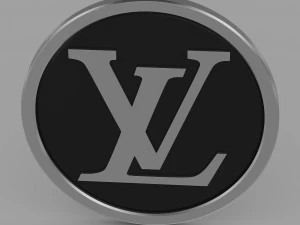 louis vuitton logo 3D Model