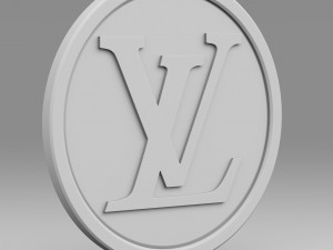 louis vuitton logo 3D मॉडल