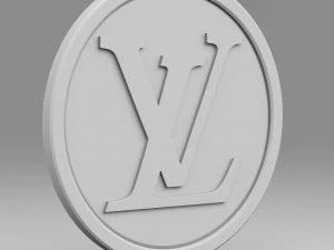 louis vuitton logo 3D Model