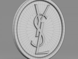 yves saint laurent logo Model 3D