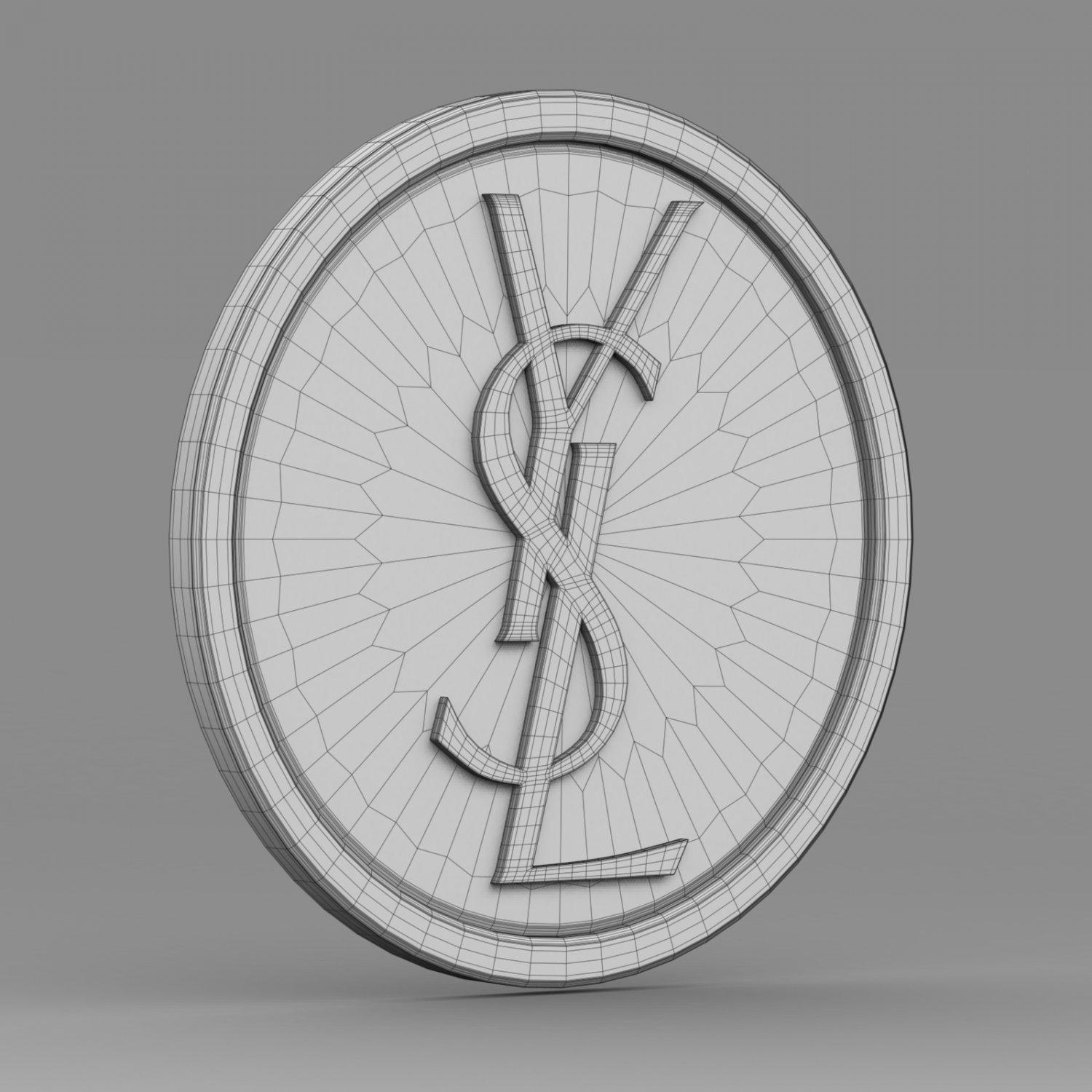 yves saint laurent logo 3D Model in Other 3DExport