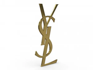 yves saint laurent logo 3D Model