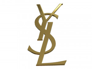 yves saint laurent logo Modèle 3D
