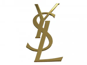 yves saint laurent logo 3D Model