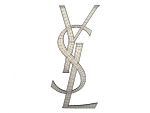yves saint laurent logo Modèle 3D